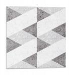 Wallfluent Vinil Csempe Konyhai Motívummal Geometria kontrasztokkal 9 db 30x30 cm (010310410010000033458)