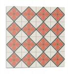 Wallfluent Fali Pvc csempe öntapadós geometrikus rombusz mintás 9 db 30x30 cm (010310410010000282926)