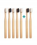  5+2 Nanosmile Eco fekete-fehér ultrapuha fogkefe