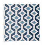Wallfluent Dekoratív Vinil Csempe Öntapadós Geometrikus rombusz minta 9x30x30 (010310410010000033358)