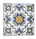 Wallfluent Falicsempe öntapadós Vinyl Virágmintás kerámia 9 db 30x30 cm (010310410010000283071)