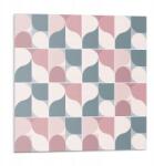 Wallfluent Vinil csempék Konyhai motívummal Absztrakt geometriai minta 9x30x30 (010310410010000283021)
