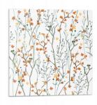 Wallfluent Dekoratív Vinil Padló Csempe Virágmintás háttér 9 db 30x30 cm (010310410010000033530)
