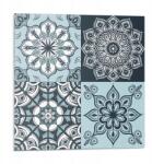 Wallfluent Falicsempe öntapadós Vinyl mandala minták hálóban 9 db 30x30 cm (010310410010000283010)