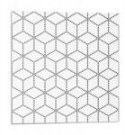 Wallfluent Fali Pvc csempe öntapadós hexagonális mintás pöttyös 9 db 30x30 cm (010310410010000057210)