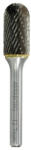 ABRABORO Keményfém turbómaró 10x65/20mm "C" alakú, legömbölyített végű hengeres, inox-fogazattal (020348119007)
