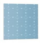 Wallfluent Vinil Csempe Grafikával A Fürdőszobába Geometrikus Gyémánt Minta 9x30x30 (010310410010000033565)