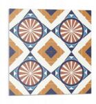 Wallfluent Falicsempe Pvc grafikával Geometrikus minta körökkel 9 db 30x30 cm (010310410010000283127)