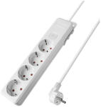 BRAYTRON Xline hálózati elosztó 4 aljzattal 5m 3x1, 5mm2 vezetékkel kapcsolóval (BR-BY72-00245)