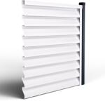 Top Profil Sistem Panou Gard Jaluzea ATLAS Alb Alpin Dublu RAL 9002 130 CM X 104, 5 CM H (28080)