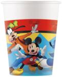 Flippy Set 8 pahare carton Mickey Jump Fun, 200 ml (187110)