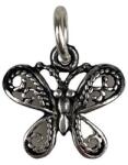 Jolie Silver Pandantiv din Argint 925 Fluture Filigran Rodiat (103064)