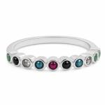 Flippy Inel Argint 925 cu Zirconii Colorate M55 (103190)