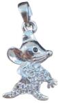 Flippy Pandantiv, Jolie Silver, Argint 925, Model Soricel cu Zirconii, 1 g, 15x10 mm (09216)
