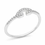 Flippy Inel din Argint 925, Flippy, Model Infinit, cu Zirconiu, Marimea 57, Argintiu (06535)