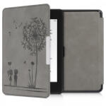 kwmobile Husa pentru Kindle Paperwhite 10, Piele ecologica, Gri, 48975.03