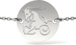Atcom Bratara cu lantisor din argint model Capricorn