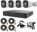 Uniview Kit supraveghere Uniview cu 4 camere 5MP, audio, IR 20m si DVR hibrid 4 canale (44297-)