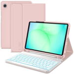 Tech-Protect Husă telefon Tech-Protect Tastatura SC Pen Plus Keyboard Galaxy Tab A9 Plus A11 Plus 11, Protectie dispozitiv, Universal - Roz (5906302335183)