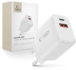 Tech-Protect Retea NCA45W GAN 2 Porturi PD 45W QC3.0, Universal - Alb (5906302335985)