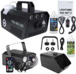 Light4Me GIG Set 2 - set (smoke machine + 1 litre smoke fluid + battery-powered bubble machine + 1 litre bubble fluid + 4-in-1 lighting effect) (5908249834934)