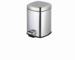 PLASTOR Cos de gunoi patrat din inox cu pedala 12 l (PL38727) - vexio Cos de gunoi