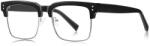 Techsuit Ochelari de Calculator Patrati - Techsuit Reflex PC (2205) - Black / Silver (KF2364801)