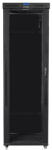 Lanberg Installation cabinet rack 19 47U 800x1000 black, glass door LCD (Flat pack) (FF01-8047-12BL) - vexio
