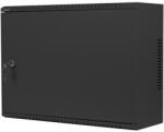 Lanberg Hanging rack installation cabinet 4u+3u 19-inches 540x200 low-profile (folded) black (WAF1-5203-04-00B) - vexio