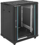 Qoltec 19inches RACK cabinet 15U, 600x600x855, steel (54518) - vexio