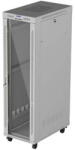 Lanberg 19-inch 42U floor-standing rack cabinet, 600x1000, glass door, LCD (flat-pack), grey (FF01-6042-12SL) - vexio