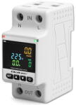 QOLTEC Single phase energy consumption meter DIN35 (50981)