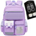 K402B Ghiozdan/Rucsac școlar + sac pentru încălțăminte (5904100217670)