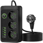  K907I Prelungitor: 3 prize, USB, Type-C (5904100222971)