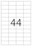 HERMA Etichete autoadezive Herma 4608 A4 48, 3x25, 4 mm alb mat 8800 buc (4608)