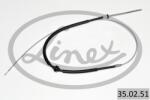 LINEX Cablu, Frana De Parcare Stanga 35.02. 51 Renault Twingo Iii Smart Forfour (35.02.51)
