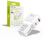Mobile Origin Adaptor Mobile Origin travel PW25, 35W, EU/US/UK/AU, Universal - Alb (MO-PW25-WHT)