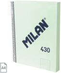 MILAN A4-es diktafon MILAN 120 oldalas spirál kemény borítóval zöld (430-as kollekció)