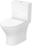 Cersanit Tako wc compact cu capac soft-close cu spălare turbionară alb K3039-003 (K3039003)
