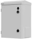Lanberg Rack cabinet 10" wall/pole-mount ip55 hermetic 340x250x500 grey (assembled) (WAH1-3450-00S) - vexio