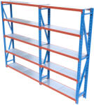 HD Regal FLEX300-Z355 Salgó polcrendszer KOMPLETT 3, 5 m (250 x 40 cm / 5 polc)