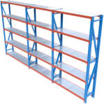 HD Regal FLEX300-Z505 Salgó polcrendszer KOMPLETT 5 m (250 x 40 cm / 5 polc) - mkaudio