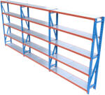 HD Regal FLEX300-Z605 Salgó polcrendszer KOMPLETT 6 m (250 x 40 cm / 5 polc) - mkaudio