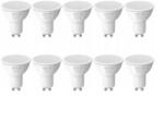 Lepro Bec LED LEPRO 200081-WW-EU-10, tip GU10, 4, 5 W (echivalent 50 W), 345 lm, 2700 K, unghi de 100°, 10 buc (64088)