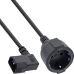InLine Cablu prelungitor pentru UPS C14 la Schuko unghi/drept 3m, InLine IL16759M (IL16759M)