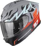 Scorpion Cască integrală pentru motocicletă Scorpion EXO-530 Air JSK 97, gri mat-roșu (SCRP173-556-407)
