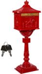 STILISTA Antik postaláda 118 cm piros (40100137)