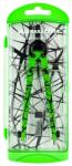 Eberhard Faber 571703 Gyorsbállítású Körző Neon Zöld - Körző Készlet Pótalkatrészekkel és Körzőbetétekkel (571703)