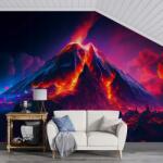 GIGAPRINT Öntapadós Fotótapéta Neon Vulkán Fantázia A Nappali Hálószobájába 250x175 (Neonowy_wulkan_fantazji)