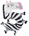 Hopki Léggömb Szám 5 Születésnap Léggömb Évforduló Karnevál Buli Hélium Zebra